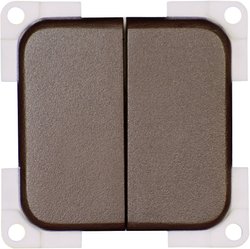 Przełącznik seryjny inprojal elektrosysteme 102566, brązowy 1 szt.