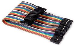 Przedłużacz taśmowy, gniazdo obustronne, 40-pinowe, 15 cm Kabel Jumper Whadda WPA429 1 szt.