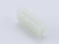 Listwa kołkowa, żeńska, do wbudowania, standardowa Molex MOL Power & Signal Sol. 39281183, piny: 18, 9 A, 1 szt.