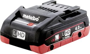 Akumulator do elektronarzędzi Metabo LiHD Akkupack 18 V - 4,0 Ah ''AIR COOLED'' 625367000, LiHD, 4 Ah, 18 V