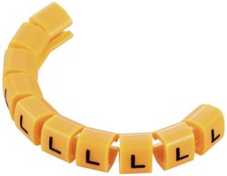 Oznacznik kablowy  TRU COMPONENTS  TC-MB1/L203 pomarańczowy 1593413 Zawartość: 10 szt.