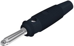 Wtyk bananowy SKS Hirschmann BUELA 20 K, O 4 mm, 1.5 mm2,6 A, 60 V, czarny