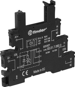Gniazdo przekaźnika Finder 93.01.0.024.0 93.01.0.024.0, 10 szt.