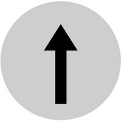 Nakładka na przycisk Eaton M22-XDL-W-X7  symbol strzałki 1 szt.