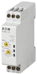 Przekaźnik czasowy, 0,05 s - 100 h, 24 - 240 V AC 50/60 Hz, 24 - 48 V DC, 1 W, przelotowy przy produkcji Przekaźnik czasowy Eaton ETR2-21 262687, 3 A, 1 szt.