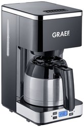 Ekspres przelewowy Graef FK 512 z zegarem i dzbankiem termicznym, czarny Ekspres do kawy Graef FK512EU FK 512 900 W