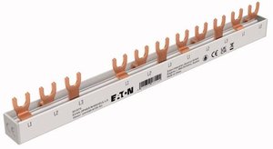 Szyna widełkowa EVGK, 3 fazy, L1 - L2 - L3 - X + L1 - L2 - L3 Szyna fazowa Eaton EP-501070 , , ,   63 A     1 szt.