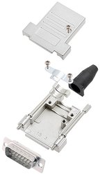 Zestaw listew męskich D-Sub encitech DTSL15-LJSRG-T-DMP-W-K 6355-8040-22, rzędy: 2, styki: 15, 180 °, 1 szt.