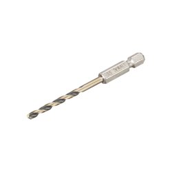 Wiertło do metalu Black&amp,Gold HSS-G, 3,5mm, dł. 29x76mm, trzpień sześciokątny, odporne na uderzenia Wiertło kręte do metalu DEWALT DT20603-QZ 1 szt.