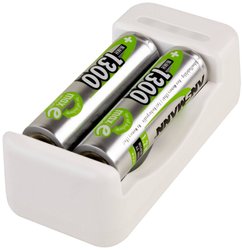 Ładowarka do akumulatorów Ansmann Basic II + 2× AA 1300mAh NiCd