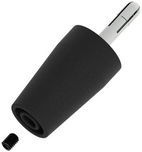 Złącze wtykowe Ø4mm, podłączenie przez kołek rozporowy, kolor czarny Electro PJP 3300-IEC-CD1-N Gniazdo adaptera 1 szt.