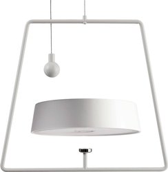 Lampa stołowa Miram Lampa wisząca + Głowica Biała, 3,7 V DC, 2,20 W Lampa podwieszana LED Deko Light Miram 620183  2.2 W biały