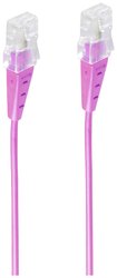 Shiverpeaks BASIC-S Kabel połączeniowy ISDN, wtyk RJ45 na wtyk RJ45, kabel okrągły, 4-żyłowy, magenta 3 m ISDN kabel Shiverpeaks BS70078-M-3, 1 szt.