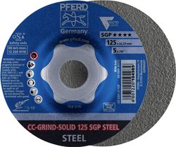 Tarcza szlifierska PFERD CC-GRIND-SOLID 125 SGP STEEL 64187126 10 szt.