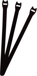 Opaska kablowa na rzepy do wiązania element z pętelkami i haczykami (D x S) 250 mm x 13 mm czarny FASTECH® E1-3-330-B100 1 szt.