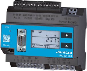 Analizator jakości napięcia Janitza UMG 604-PRO 24 V