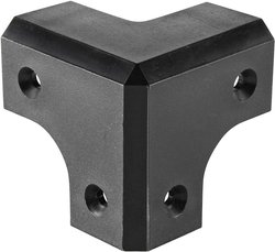 Narożnik z tworzywa sztucznego, 3-ramienny, O 4 mm