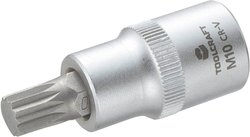 Nasadka trzpieniowa 10 mm TOOLCRAFT  816088 Wielowypust (XZN) 1 szt.