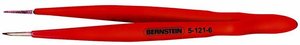 Pęseta dla mechaników, prosta, szpiczasta, niklowana, zabezpieczona izolacją Pęseta izolowana Bernstein Tools  5-121-6 120 mm
