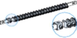 PrismaSeT-P, Linergy TB, szyna uziemiająca, przekrój 12x3mm, zaciski 1x16-35mm² i 40x2,5-16mm², długość=450mm Akcesoria rozdzielacza Schneider Electric LVS04200 , , , 1 szt.