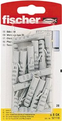 Kołki rozporowe Fischer 52116 S6 GK, nylon, 20 szt.