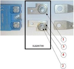 Adapter Celduc do kabli o dużych przekrojach (25 do 50 mm²) Adapter celduc® relais TC-GSR-1-25DD    1 szt.