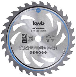 Tarcza tnąca z węglików spiekanych kwb  190 x 16 x 1.3 mm 1 szt.