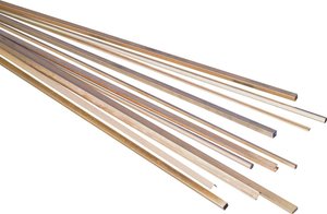 Profil okrągły Reely 220630, mosiądz okrągły, (Ø x D) 1.2 mm x 500 mm