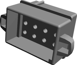 Obudowa złącza pin męskiego na kabel TE Connectivity 1-480278-0 1-480278-0, wire-to-wire, piny: 12, 1 szt.