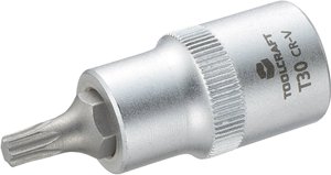Nasadka trzpieniowa  TOOLCRAFT  816165 wewnętrzny sześciokąt (TX) 1 szt.