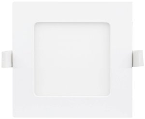 Oprawa wpuszczana LED LE MANS kwadratowa biała 6W 115x115x32 mm 3000/4000/6000K IP44 ściemnialna Oświetlenie wewnętrzne LED Heitronic Le Mans 501380  6 W