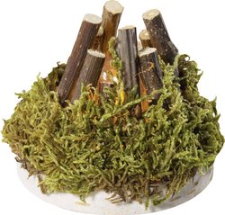 Ognisko do szopki z oświetleniem LED i baterią, wys. 65 mm