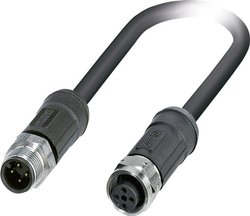 Kabel czujników/elementów wykonawczych Phoenix Contact SAC-4P-M12MS/2,0-28X/M12FSSHOD 1454189 Ilość styków: 4 1 szt.