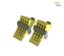 1:14 szczęki hamulcowe żółte z uchwytem (2) Hamulec Thicon Models 50087  1:14 2 szt.