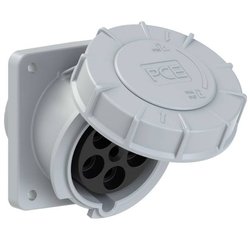 Gniazdo natynkowe CEE skośne (100x107) 63A 5p 1h IP67 POWER TWIST Puszka montażowa CEE PC Electric 435-1fc 63 A