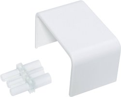 Łącznik z osłoną do listew zaslających Ehmann, 3600 W, biały.