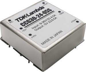 Przetwornica DC/DC, do PCB TDK-Lambda CCG30-48-12S CCG30-48-12S, DIP-6 (1x1 Brick), 30.0 W, 12 V, 2.5 A, 1 szt.