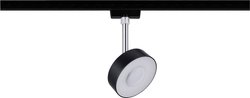 Lampa do systemu szynowego, wysokonapięciowego Paulmann 96939 LED wbudowany na stałe 5 W LED 425 lm czarny (matowy), chrom