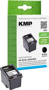 Tusz KMP H75 = HP 301XL CH563EE, czarny, zamiennik