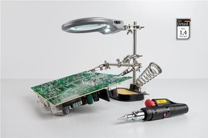 Przyrząd pomocniczy Goobay 51226 do lutowania z lampką LED