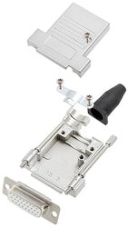 Zestaw listew żeńskich D-Sub encitech DTSL15-LJSRG-T-HDS26-W-K 6355-8041-12, rzędy: 3, styki: 26, 180 °, 1 szt.