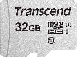 Karta pamięci microSDHC Transcend Premium 300S, 32 GB, Class 10, UHS-I, UHS-Class 1