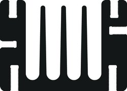 Radiator Fischer Elektronik SK 68 90 SA 3.6 K/W