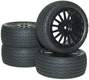 Koło kompletne Reely D10R05NRSBA061 1:10 S-Profil 4 szt.