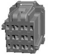 Obudowa złącza pin żeńskiego na kabel TE Connectivity MCP 8-968971-1, automotive, piny: 9, 24 A, 1 szt.