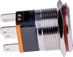 Przełącznik przyciskowy Joy-it BUTTON22C-M-GR BUTTON22C-M-GR, 22.20 mm, 250 V/AC, 15 A, 1 szt.