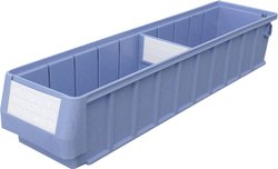 Skrzynka magazynowa VISO TR 5109 (S x W x G) 117 x 90 x 500 mm niebieski 1 szt.