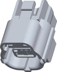 Obudowa złącza pin żeńskiego na kabel TE Connectivity Econoseal J Serie Mark II (+) 174352-2, wire-to-wire, piny: 2, 1 szt.