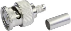 Złącze BNC Telegärtner J01002A1350 J01002A1350 złącze męskie proste 50 Ω 1 szt.
