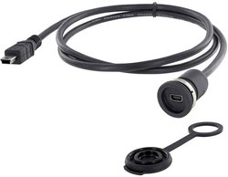 Złącze męskie USB encitech 1310-1011-05, USB Mini-B, 3.00 m, 1 szt.